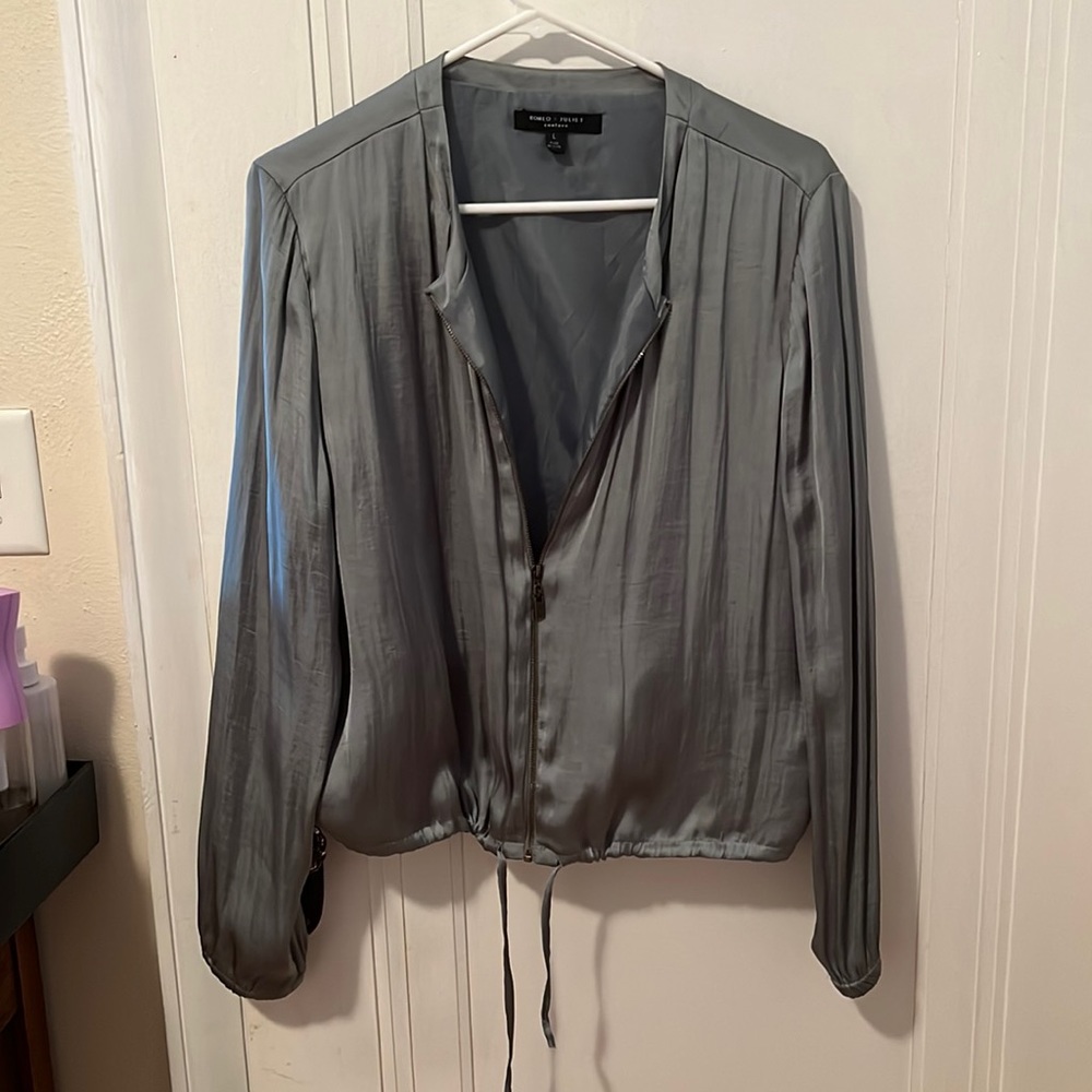 Cute green jacket size large